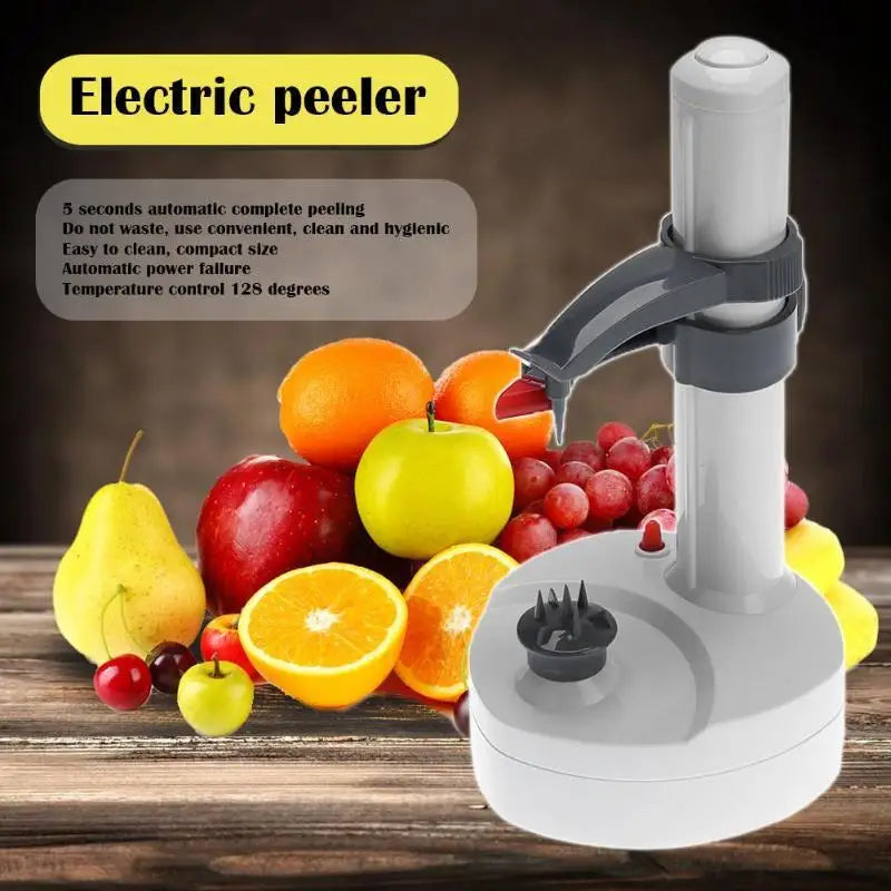 Multifunction Electric Peeler For Fruit Vegetables Automatic Stainless Steel Apple Peeler Kitchen Potato Cutter Machine
