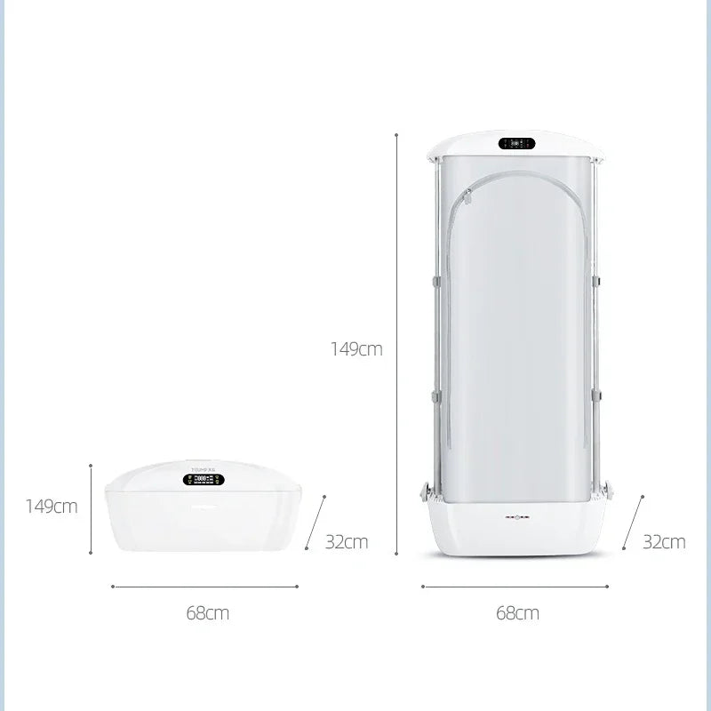 TJ-86I1E Internal Steam Dryer Wrinkle-Removing Machine 220V Automatic Sterilization And Ironing Hanging Folding Clothes Dryer