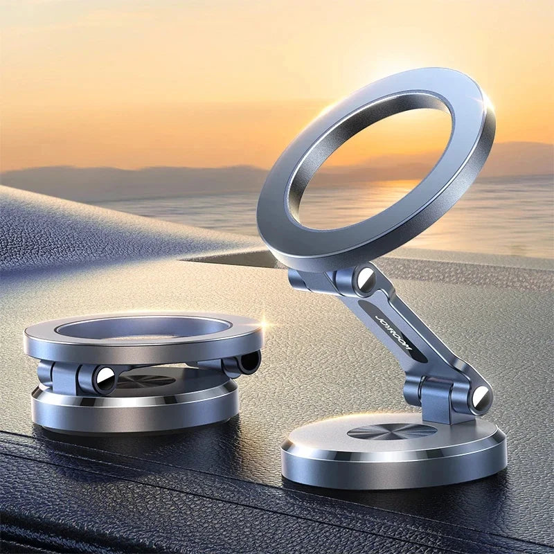 Joyroom Alloy Foldable Car Phone Holder for MagSafe 360° Adjustable Magnetic Car Mount Stand for iPhone 15 14 13 12 Pro Max